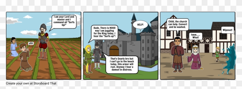 Middle Ages - Comics Clipart #4437822