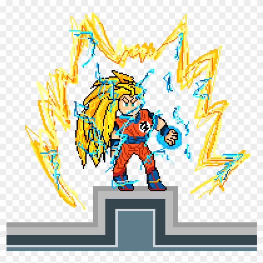 Ssj3 - Desc - Cartoon Clipart