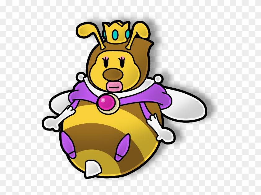 More Like Paper Luigi Sticker Star Diorama By Dioraman - Honey Queen Bee Super Mario Galaxy Clipart