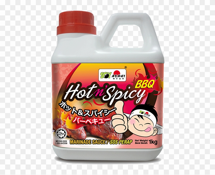 Hot & Spicy Bbq Sauce - Soy Asahi Hot & Spicy Bbq Sauce Clipart #4438300