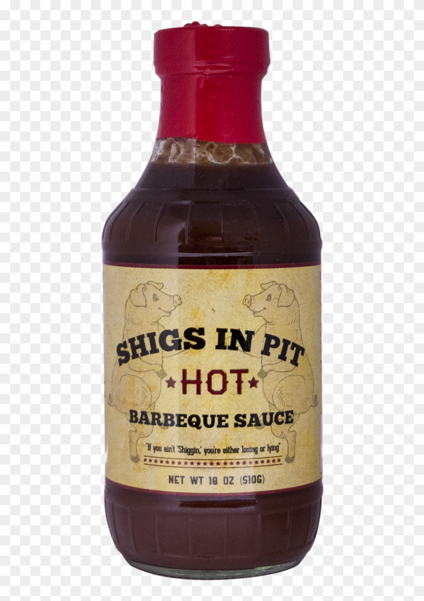 Shigs In Pit Competition Bbq Sauce - Glass Bottle Clipart #4438331