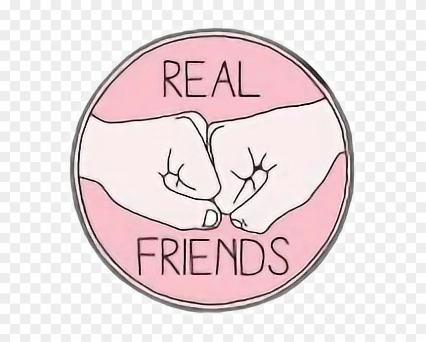 Finest Realfriends Real Friends Tumblr Papaya With - Real Friends Logo Clipart #4438384