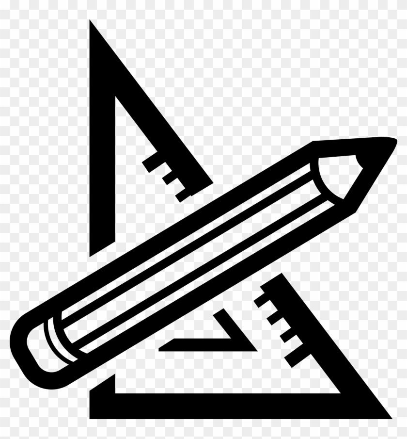 Class Announcements - Math Tools Clip Art Black And White - Png Download