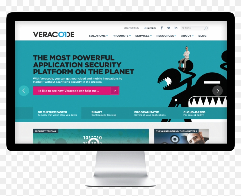 Ca Technologies Adquiere Veracode, Proveedor Líder - Computer Monitor Clipart