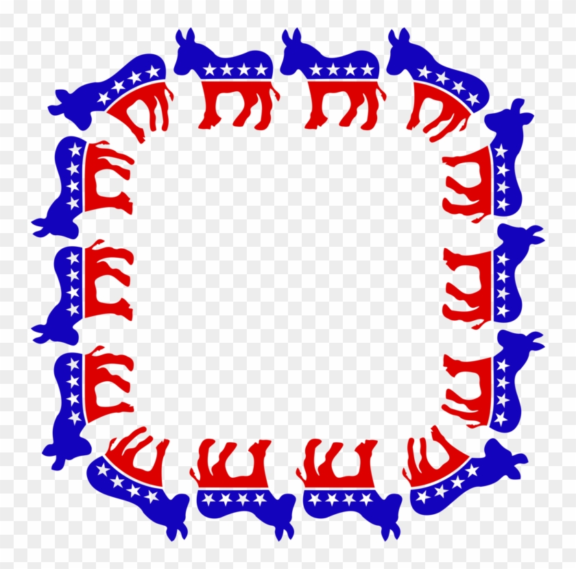 Democratic Party Donkey United States Of America Apple - Democrat Donkey Clipart