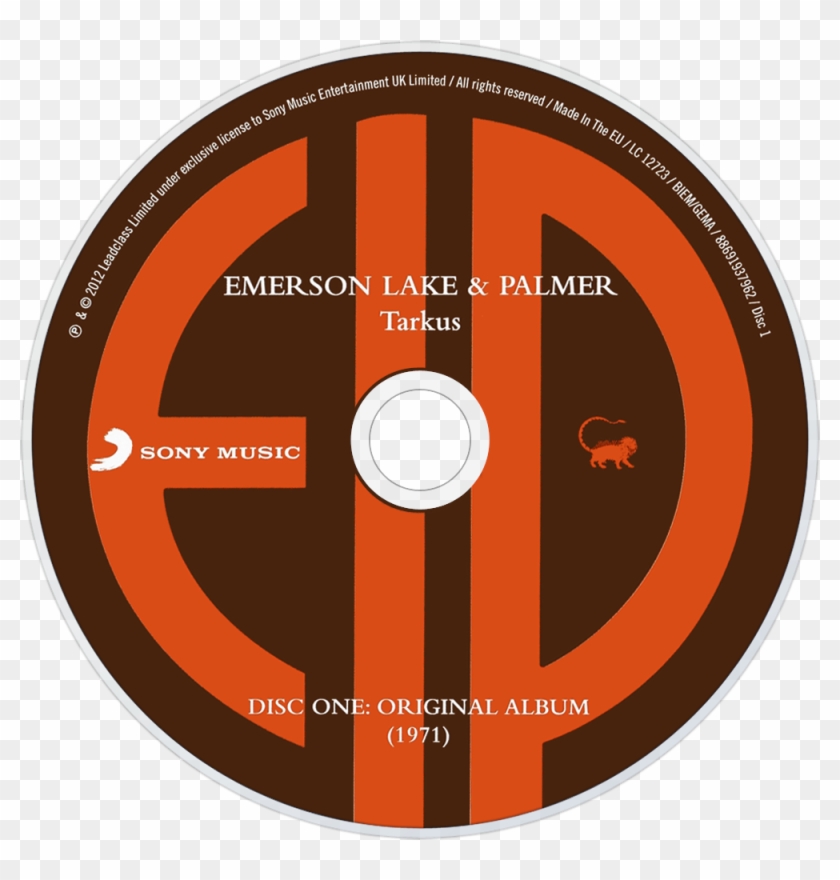 Emerson, Lake & Palmer Tarkus Cd Disc Image - Enjoi Rasta Panda Clipart #4441237