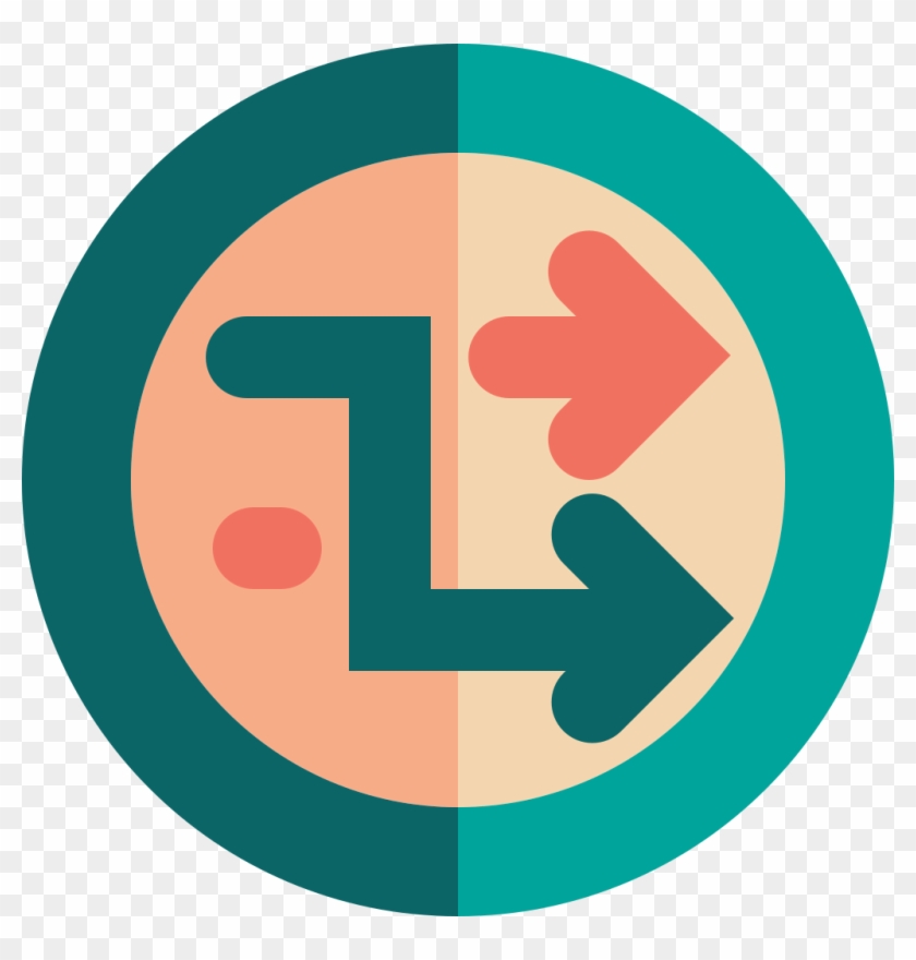 Toicon Icon Pictogram Shuffle - Circle Clipart #4443170