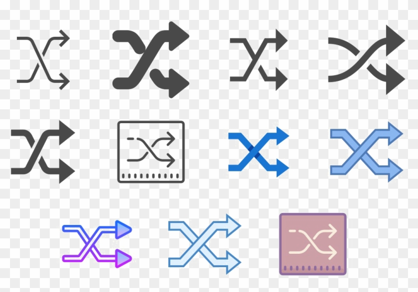 Shuffle Png High-quality Image - Calligraphy Clipart #4443405