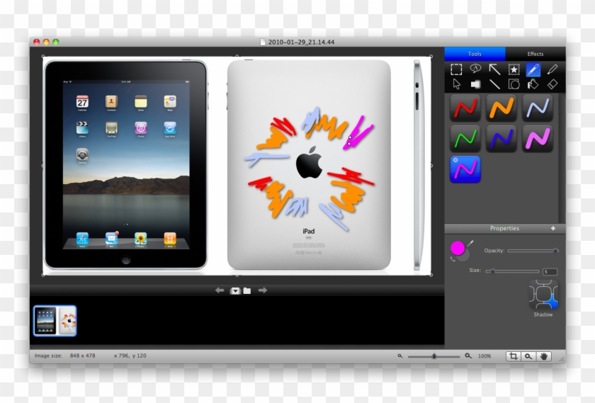 Once In The Editor, There's Lot Of Really Cool Things - Ipad 4 16gb 4g Clipart #4443832