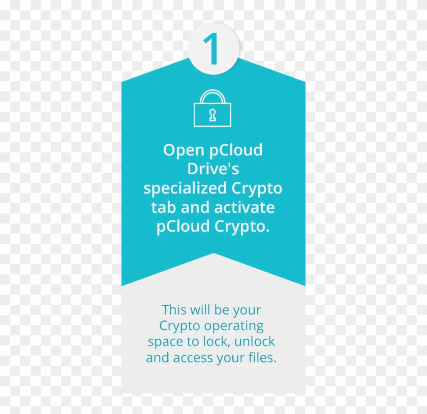 Open The Crypto Tab In Pcloud Drive - Sign Clipart #4443956