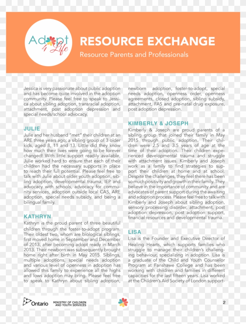 Are Bios Spring 20172 - Brochure Clipart #4444387