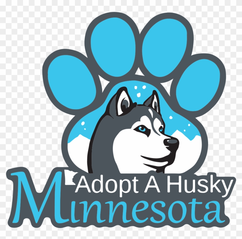 Adopt A Husky Minnesota Logo - Husky Kennel Logo Clipart #4444586