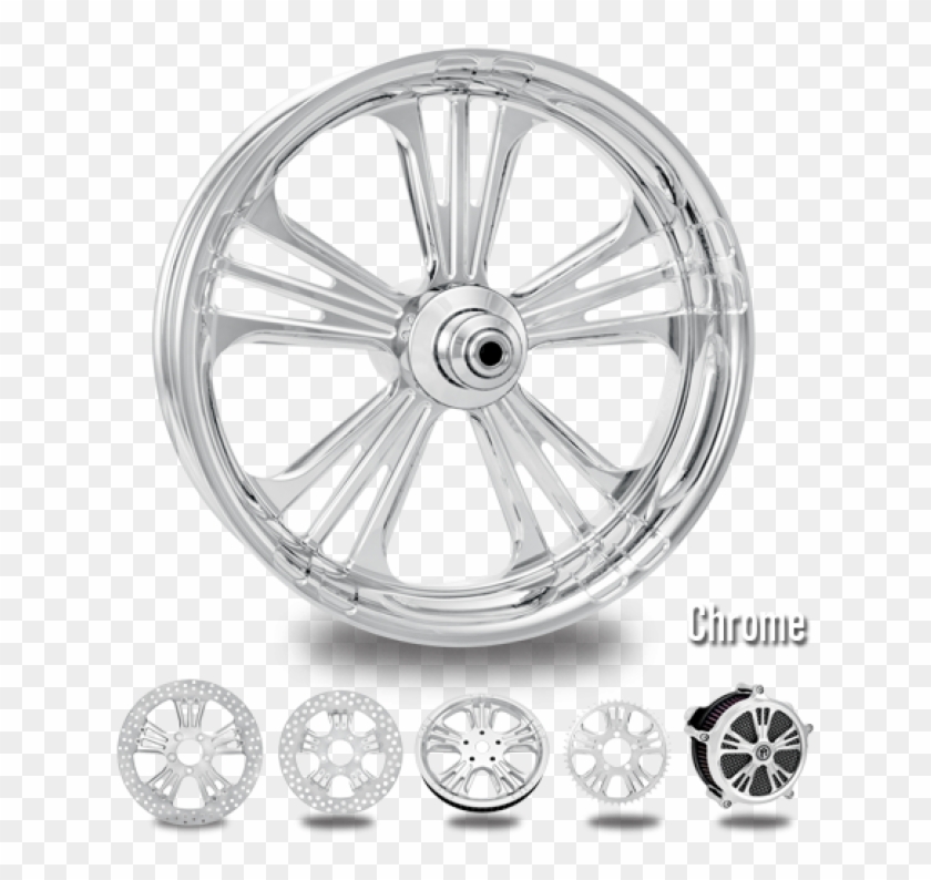 Silver Motorcycle Wheels Clipart #4444791