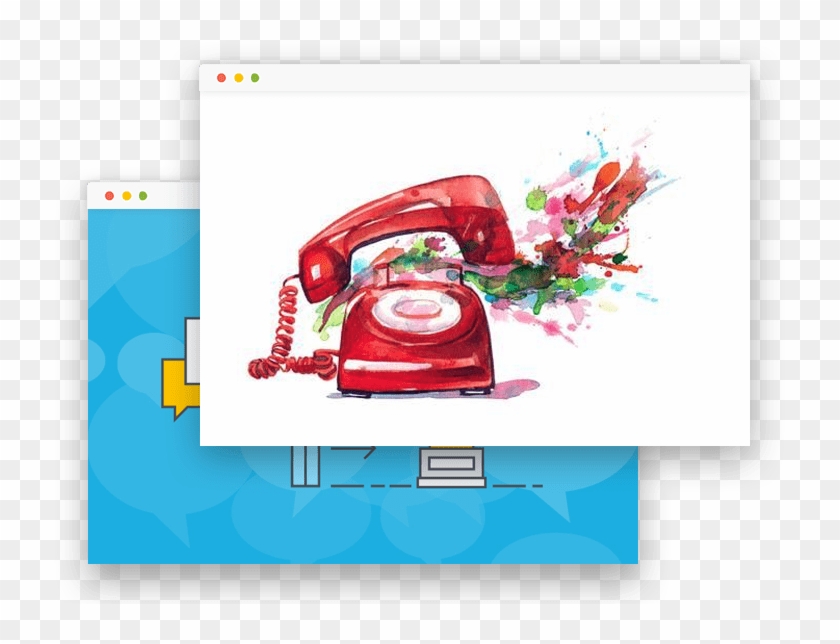 Ringless Voicemail - Floral Design Clipart #4444869
