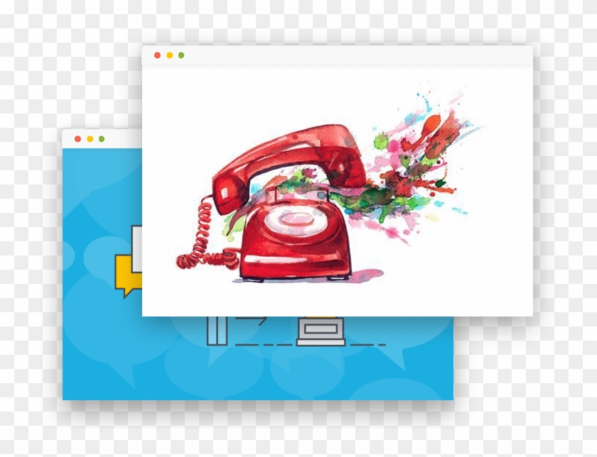 Ringless Voicemail - Floral Design Clipart