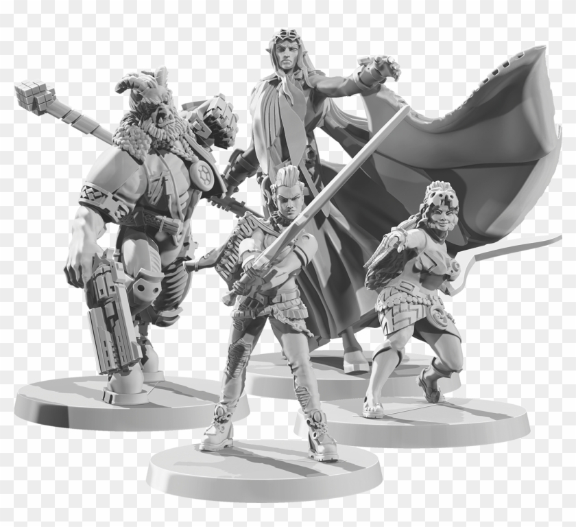 “legendary Bahadurs” Renders - Aristeia Legendary Bahadurs Expansion Clipart