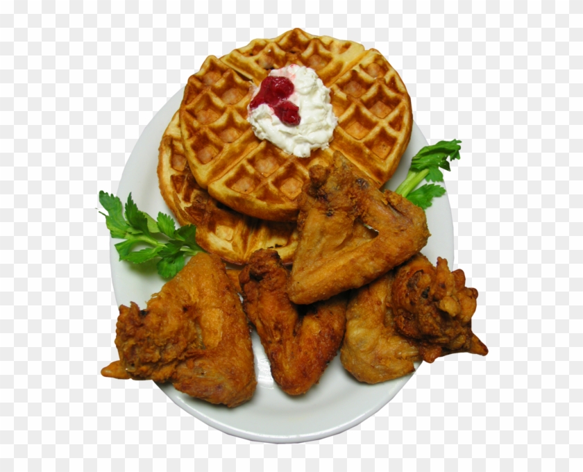 Chicken Waffles - Chicken And Waffles Transparent Clipart #4445913