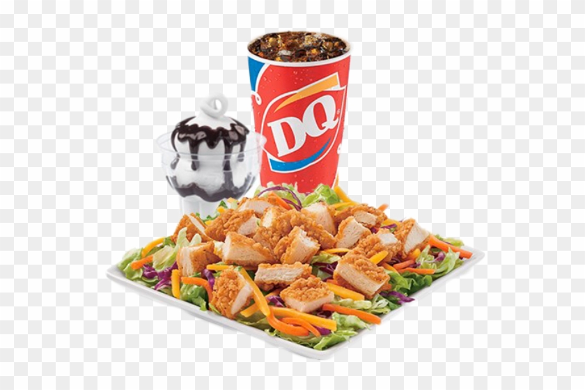 Crispy Chicken Salad Lunch - Dairy Queen 5 Dollar Salad Clipart