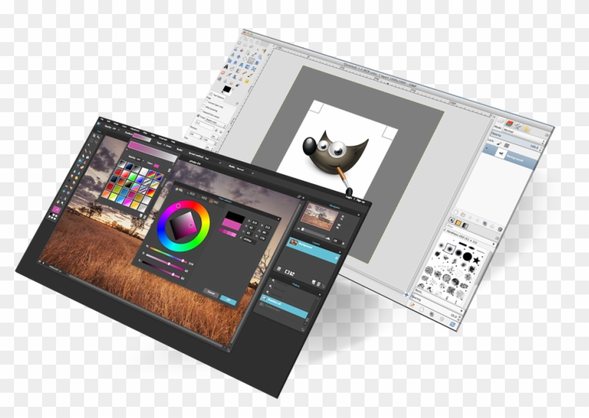 You Can Use Free Software Like Gimp Or Online Editors - Gimp Clipart #4446649