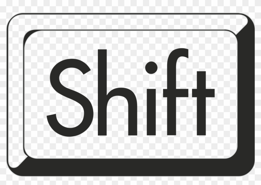 Wikimooc Key Shift - Shift Key Clip Art - Png Download #4447153