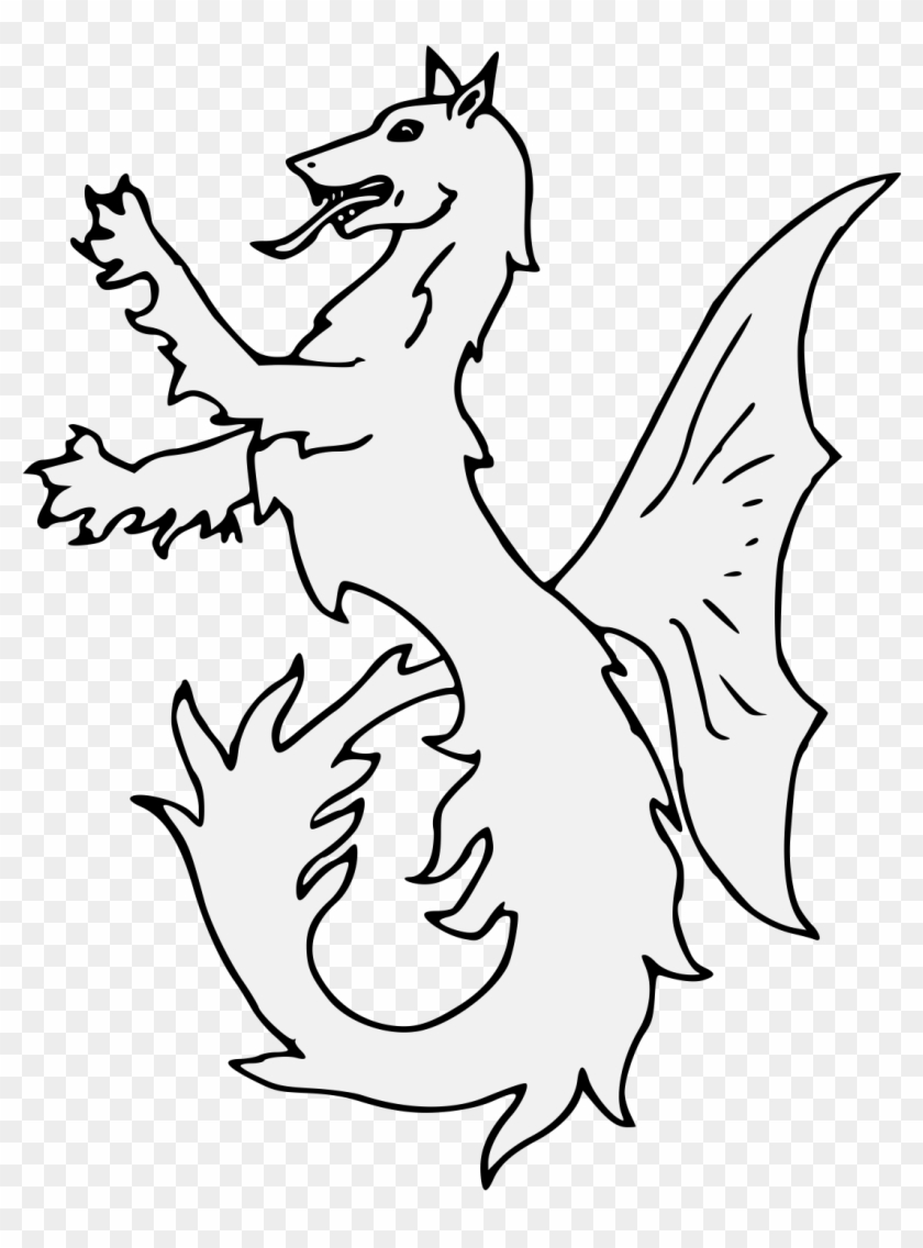 Sea Wolf Heraldry , Png Download - Cartoon Clipart