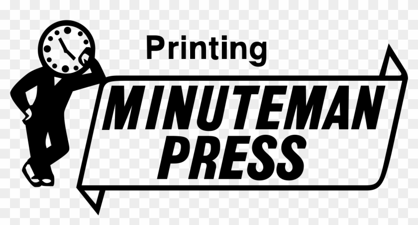 Minuteman Press Logo Png Transparent - Minuteman Press Clipart #4448996