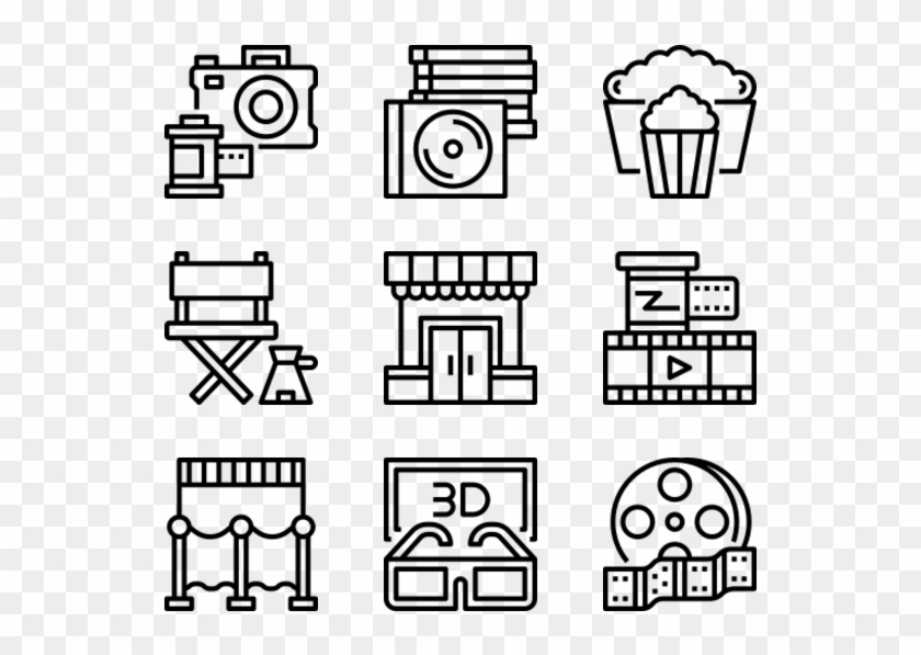 Movie - Real Estate Icon Png Clipart #4449633
