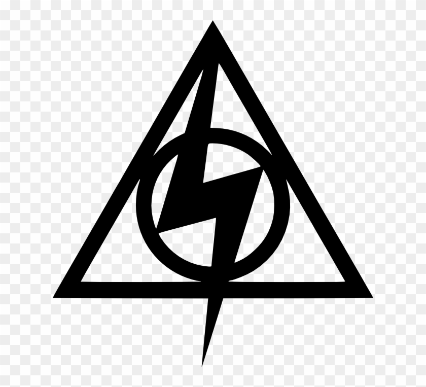 Movies, Personal Use, Harry Potter Hallows - Triangle Clipart (#4449880 ...