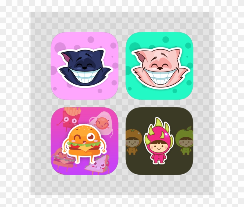 10 Super Sticker Pack - Cartoon Clipart