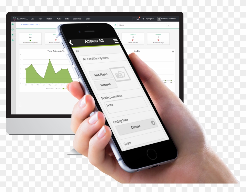 Audit Inspection Desktop - Iphone Clipart #4451046