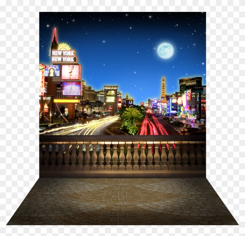 3 Dimensional View Of - The Strip Clipart