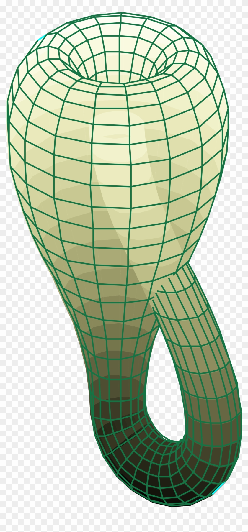 Mathematical Drawing Quantum Mechanic - Klein Bottle Png Clipart #4451800