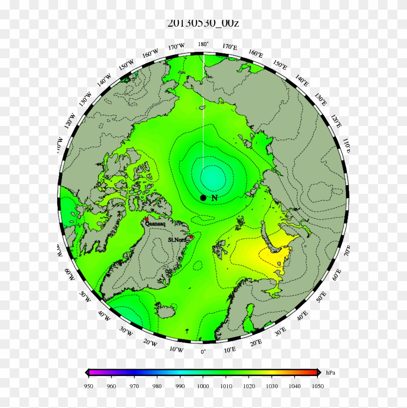 Arctic Cyclone - Map Of Canada Clipart #4452630