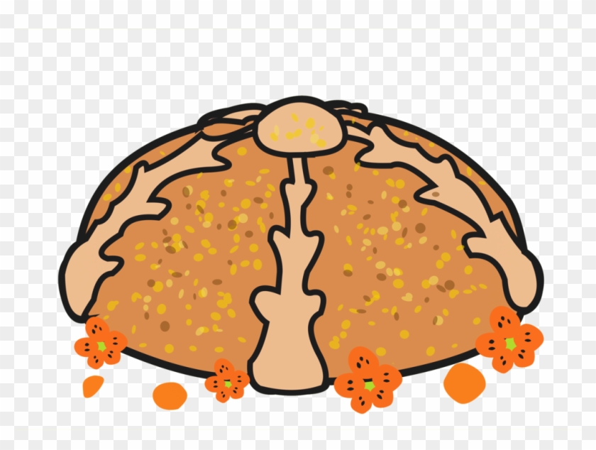 Pan De Muerto - Pan De Muerto Clip Art - Png Download