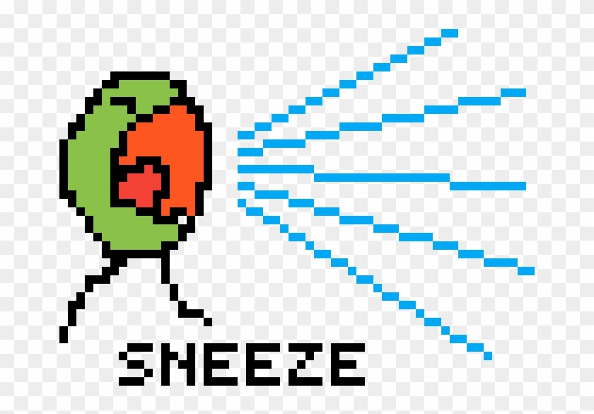 An Alien Sneezing - Circle Clipart #4452987