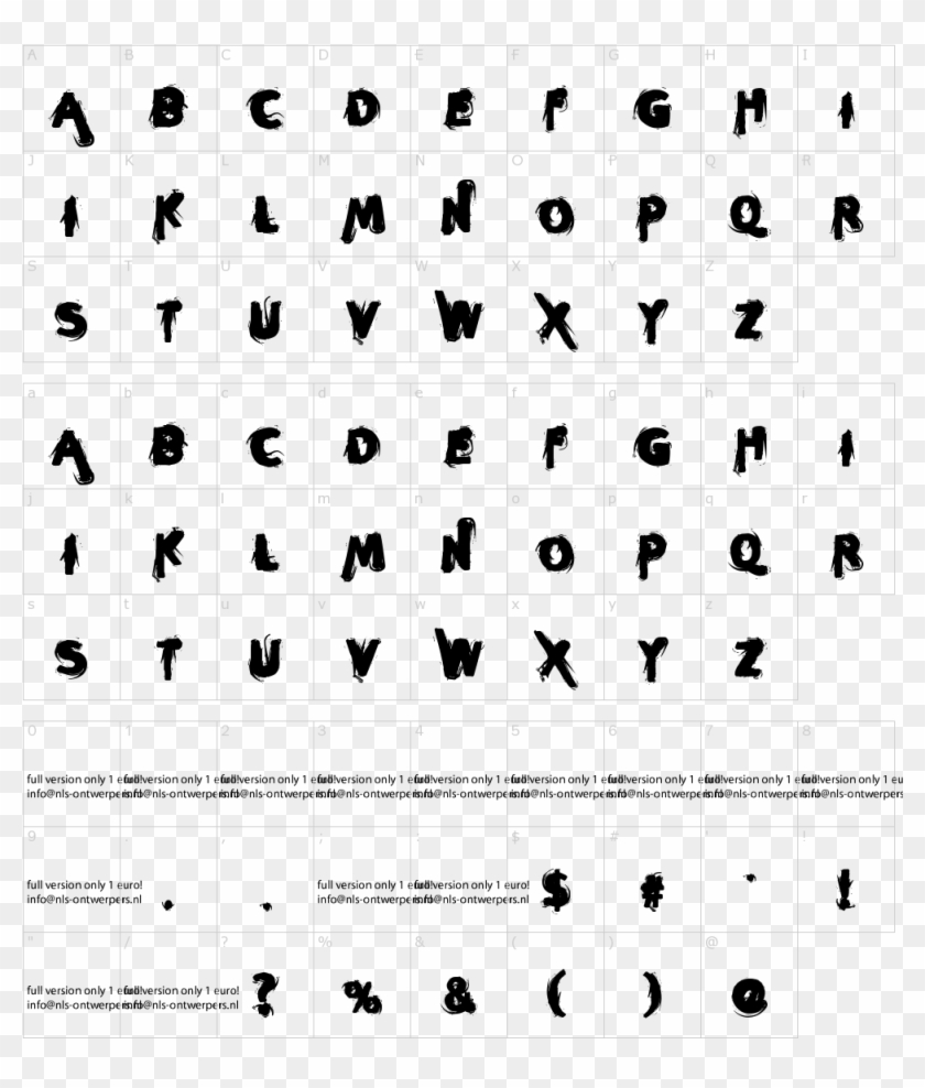 Font Characters - Ice Cream Party Font Clipart