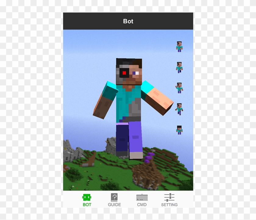 Also, This App Cannot Actually Alter The Minecraft - Minecraft Clipart #4453933