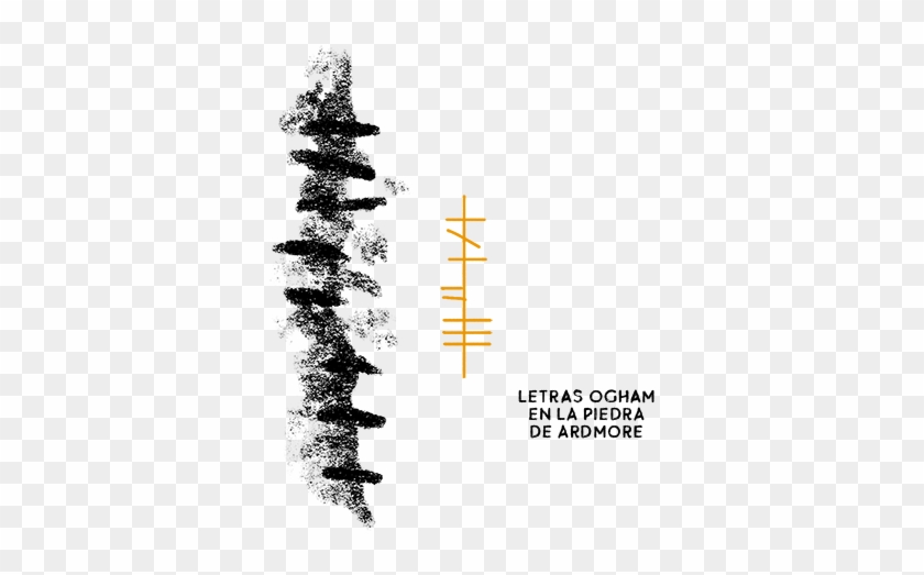 Ogham - Christmas Tree Clipart #4454021