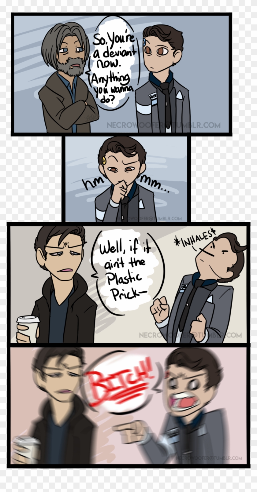 References To Serial Killers In Marilyn Manson Songs - Detroit Become Human Fancomic Clipart