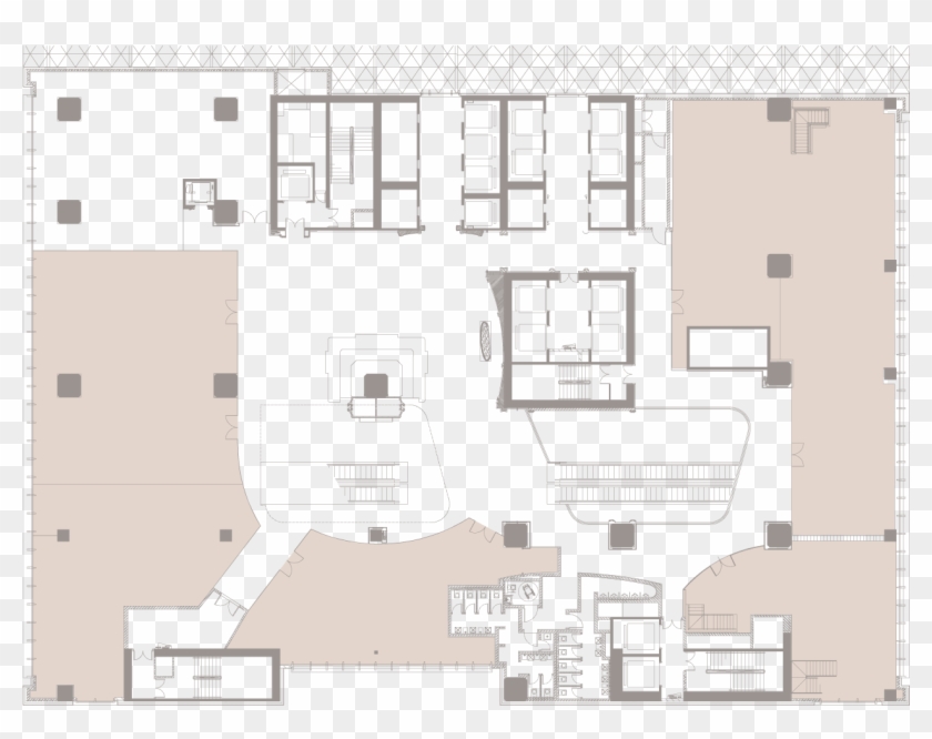Shopping Plan L2 Times Square - Reverie Saigon Floor Plan Clipart