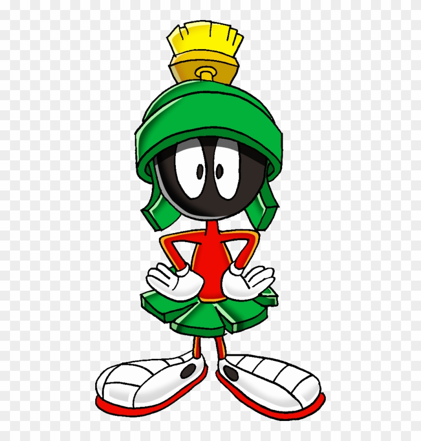 Marvin Looking Serious - Marvin The Martian Clipart