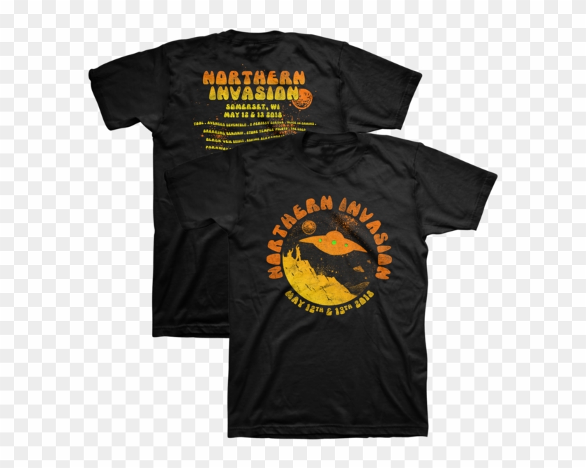 Northern Invasion Ufo Tee - T Shirt Clipart #4455404