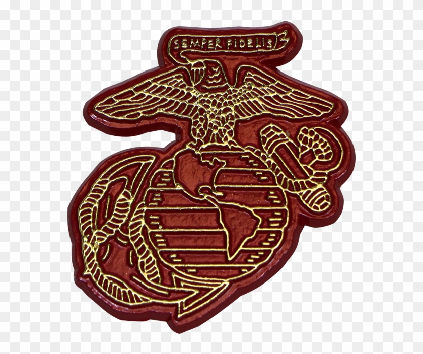 Usmc Red And Gold Ega Magnet - Illustration Clipart