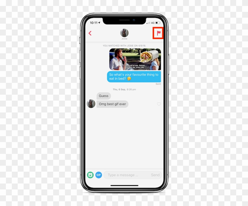 Report Fake Tinder Profile - Mobile App Clipart