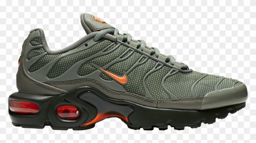 Nike Air Max Plus - Dark Stucco Total Orange Sequoia Clipart