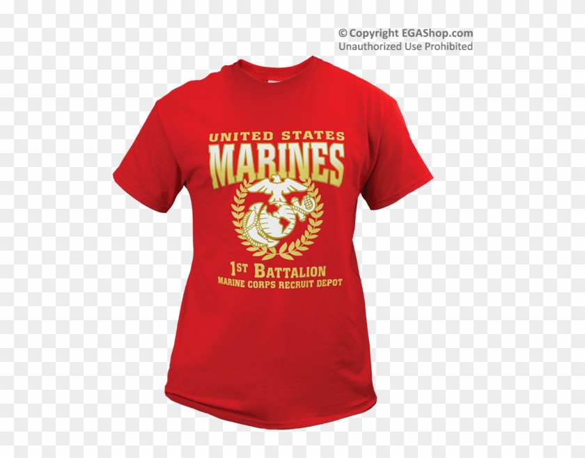 Standard T-shirt - United States Marines Shirt Clipart #4456052