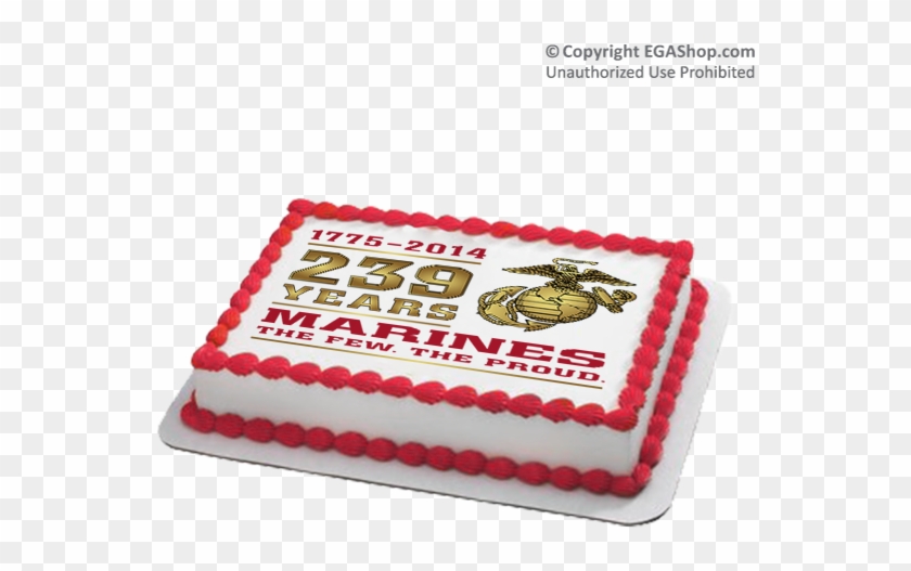 239th-cake - Marine Corps Birthday Cake 2014 Clipart #4456163