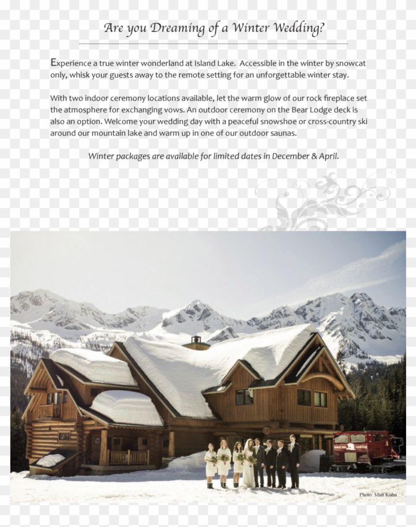Are You Dreaming Of A Winter Wedding Experience A True - Snow Clipart #4456422