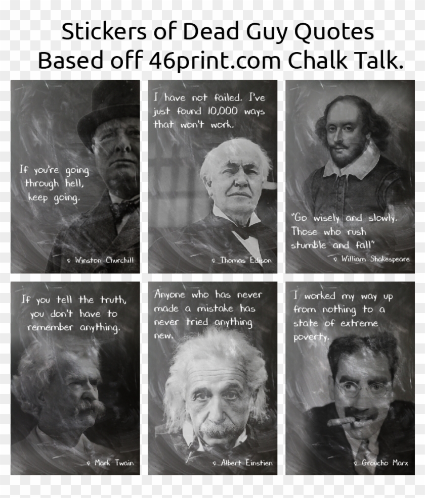 Chalk Talk Quotes - Monochrome Clipart