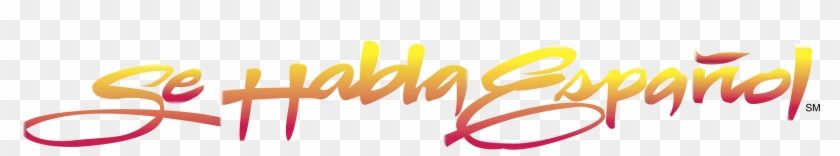 Se Habla Espanol Png - Calligraphy Clipart